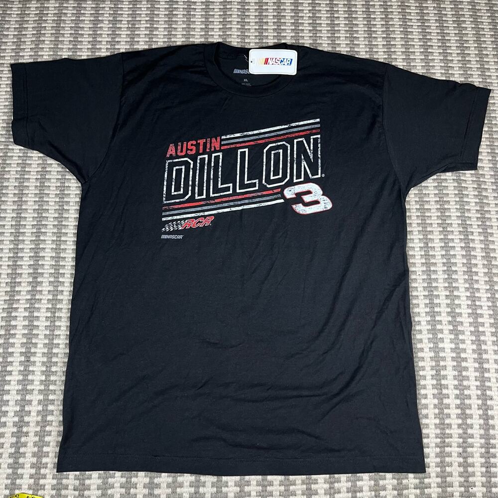 NASCAR Austin Dillon Black‎ Tee T-Shirt Men’s Sz XL NEW NWT
